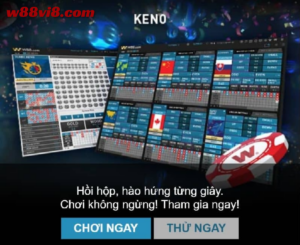 Keno vietlott tại W88