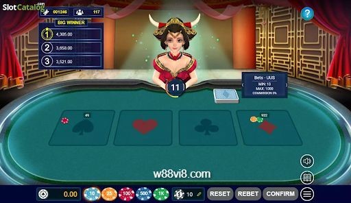 Giao diện chơi Bullfight Ultimate Poker W88