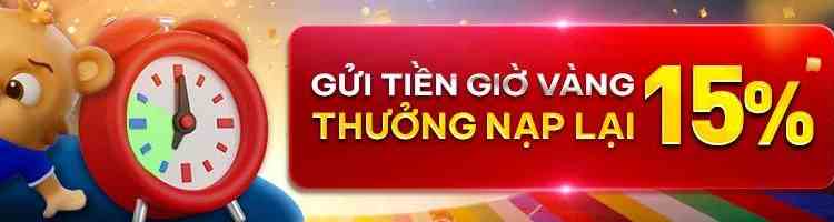 gửi tiền giờ vàng